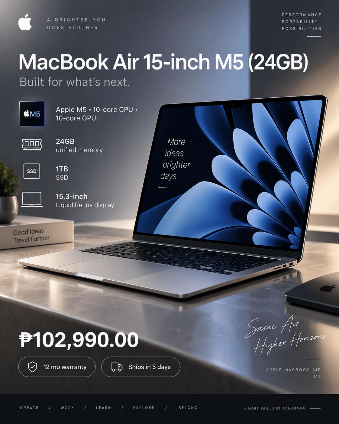 MacBook Air 15-inch M5 (24GB)
